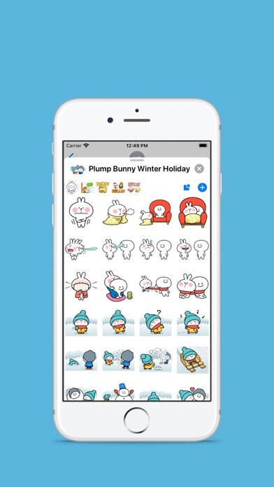Emulate iPhone app Plump Bunny Winter Holiday using MyAndroid Emulate iPhone app Plump Bunny Winter Holiday using MyAndroid