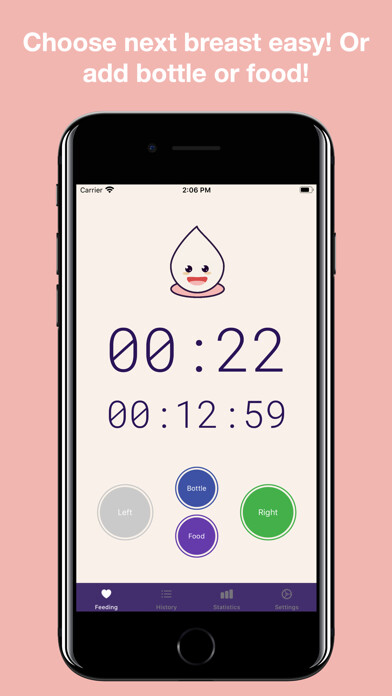 Emulate iPhone app Plumpy - Baby feeding journal using MyAndroid Emulate iPhone app Plumpy - Baby feeding journal using MyAndroid