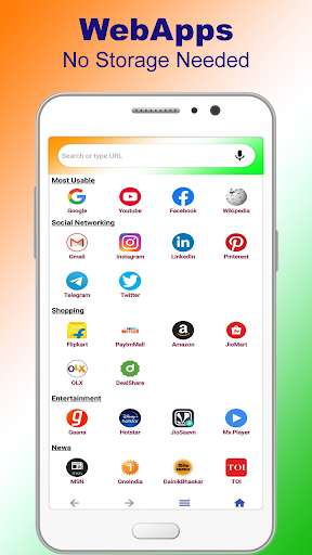 Run android online APK Plus Browser - Hind Browser, Fast & Secure from MyAndroid or emulate Plus Browser - Hind Browser, Fast & Secure using MyAndroid