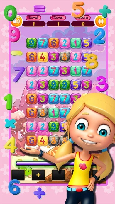 Emulate iPhone app Plus Math Problem Solving - Numbers Puzzle using MyAndroid