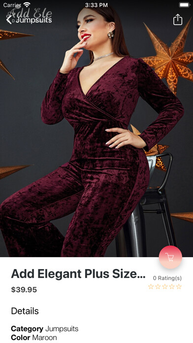 Emulate iPhone app Plus size clothes fashion shop using MyAndroid Emulate iPhone app Plus size clothes fashion shop using MyAndroid