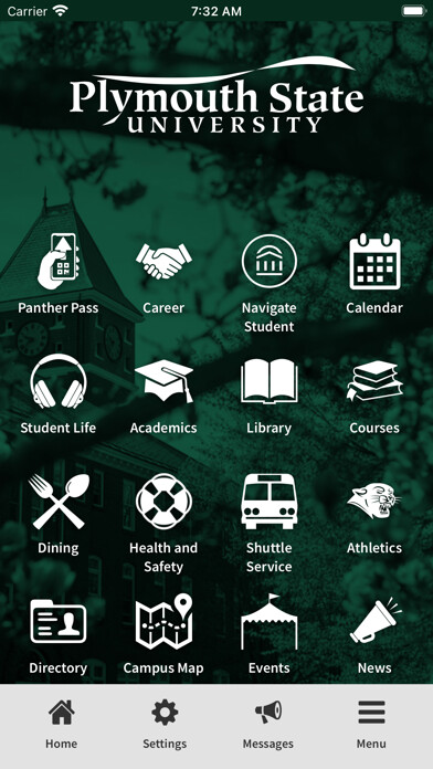 Emulate iPhone app Plymouth State Link using MyAndroid Emulate iPhone app Plymouth State Link using MyAndroid