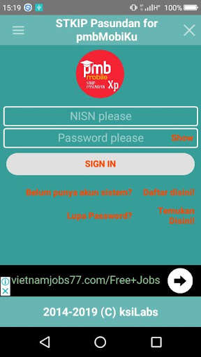 Run android online APK PMB STKIP Pasundan from MyAndroid or emulate PMB STKIP Pasundan using MyAndroid Run android online APK PMB STKIP Pasundan from MyAndroid or emulate PMB STKIP Pasundan using MyAndroid