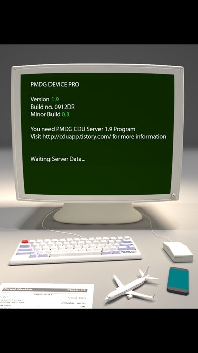 Emulate iPhone app PMDG CDU DEVICE Pro using MyAndroid