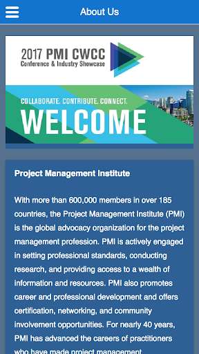 Run android online APK PMI CWCC Annual Conference from MyAndroid or emulate PMI CWCC Annual Conference using MyAndroid