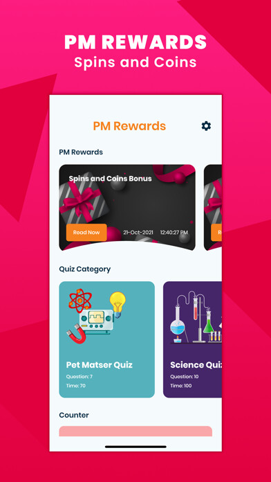 Emulate iPhone app PM Rewards: Spins and Coins using MyAndroid
