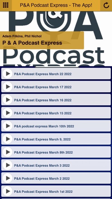 Emulate iPhone app pnapodcastexpress using MyAndroid