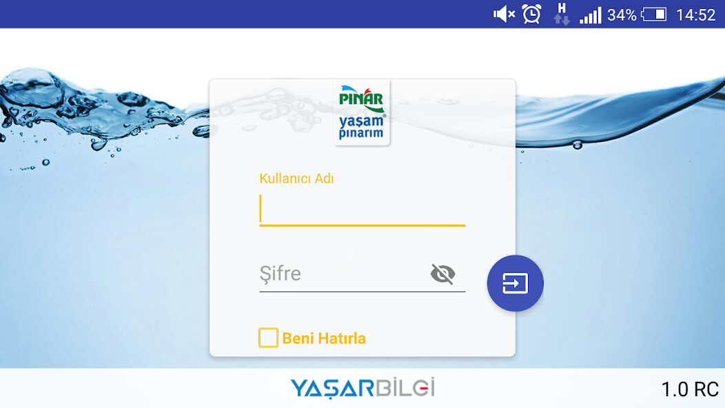 Run android online APK Pınar Su Bayi Raporları from MyAndroid or emulate Pınar Su Bayi Raporları using MyAndroid