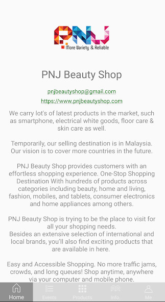 Run android online APK PNJ Beauty Shop from MyAndroid or emulate PNJ Beauty Shop using MyAndroid