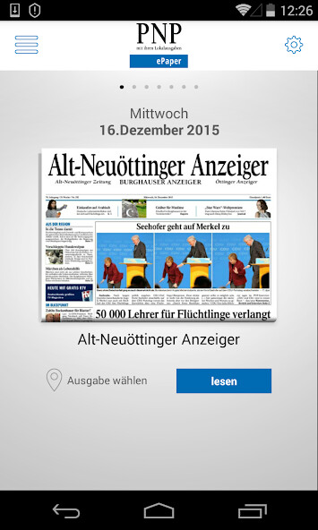 Run android online APK PNP ePaper - Ihre Heimatzeitung from MyAndroid or emulate PNP ePaper - Ihre Heimatzeitung using MyAndroid Run android online APK PNP ePaper - Ihre Heimatzeitung from MyAndroid or emulate PNP ePaper - Ihre Heimatzeitung using MyAndroid