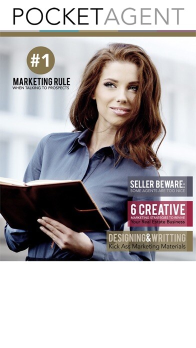 Emulate iPhone app Pocket Agent Marketing Tips for Real Estate Agents using MyAndroid