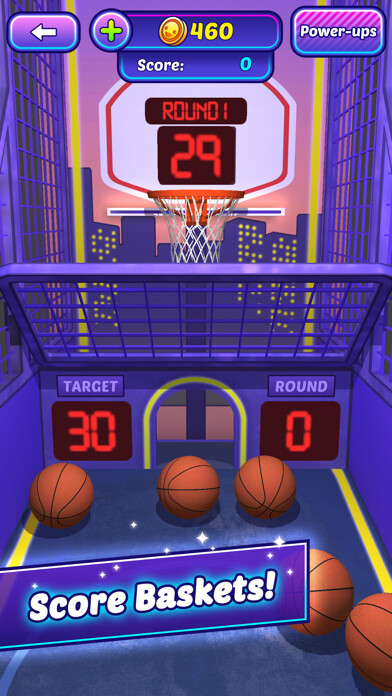Emulate iPhone app Pocket Arcade Coins Claw Hoops using MyAndroid