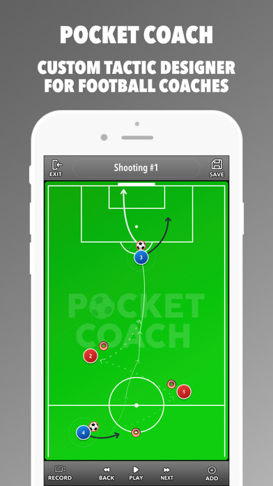 Emulate iPhone app Pocket Coach: Tactic Board using MyAndroid