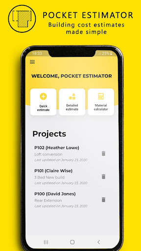 Run android online APK Pocket Estimator from MyAndroid or emulate Pocket Estimator using MyAndroid Run android online APK Pocket Estimator from MyAndroid or emulate Pocket Estimator using MyAndroid