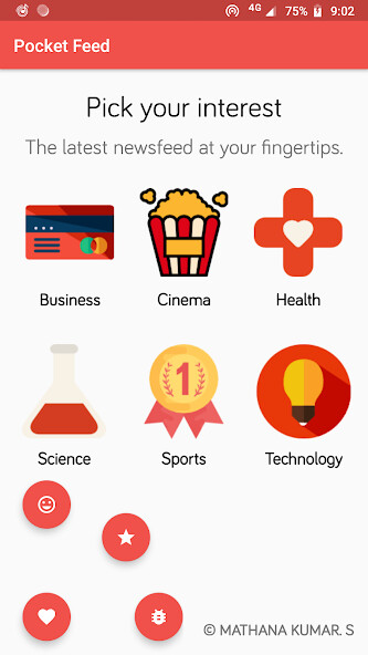 Run android online APK Pocket Feed from MyAndroid or emulate Pocket Feed using MyAndroid
