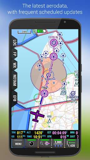 Emulate Android APK PocketFMS EasyVFR for Pilots