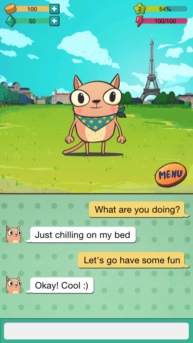 Emulate iPhone app Pocket Friend - Virtual Pet using MyAndroid Emulate iPhone app Pocket Friend - Virtual Pet using MyAndroid