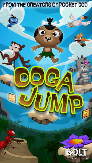 Emulate iPhone app Pocket God: Ooga Jump using MyAndroid
