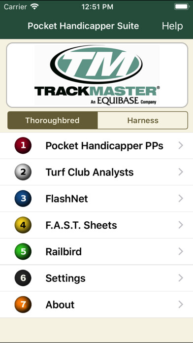 Emulate iPhone app Pocket Handicapper Suite using MyAndroid Emulate iPhone app Pocket Handicapper Suite using MyAndroid