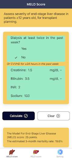 Run android online APK Pocket MELD Score Calculator - Liver Transplant from MyAndroid or emulate Pocket MELD Score Calculator - Liver Transplant using MyAndroid Run android online APK Pocket MELD Score Calculator - Liver Transplant from MyAndroid or emulate Pocket MELD Score Calculator - Liver Transplant using MyAndroid