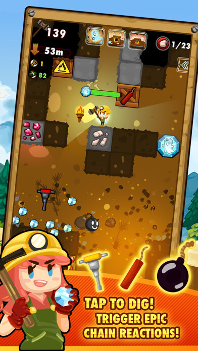 Emulate iPhone app Pocket Mine 2 using MyAndroid