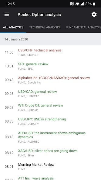 Run android online APK Pocket Option Analytics from MyAndroid or emulate Pocket Option Analytics using MyAndroid