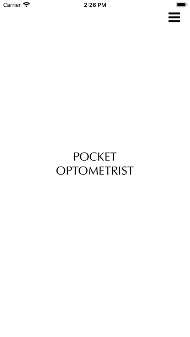 Emulate iPhone app Pocket Optometrist using MyAndroid Emulate iPhone app Pocket Optometrist using MyAndroid