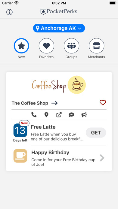 Emulate iPhone app Pocket Perks using MyAndroid