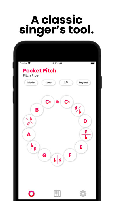 Emulate iPhone app Pocket Pitch - The Singer App using MyAndroid Emulate iPhone app Pocket Pitch - The Singer App using MyAndroid