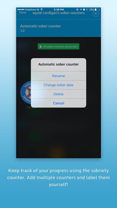 Emulate iPhone app Pocket Rehab: Sobriety Time using MyAndroid Emulate iPhone app Pocket Rehab: Sobriety Time using MyAndroid