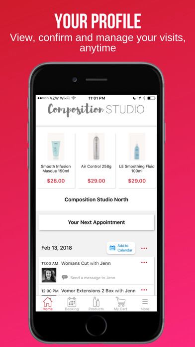 Emulate iPhone app Pocket Salon using MyAndroid