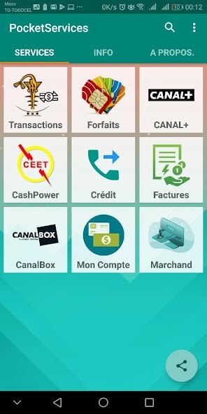 Run android online APK PocketServices from MyAndroid or emulate PocketServices using MyAndroid