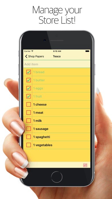 Emulate iPhone app Pocket Shop using MyAndroid