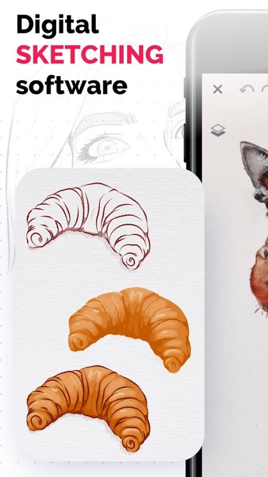 Emulate iPhone app Pocket Sketchbook: Art Studio using MyAndroid