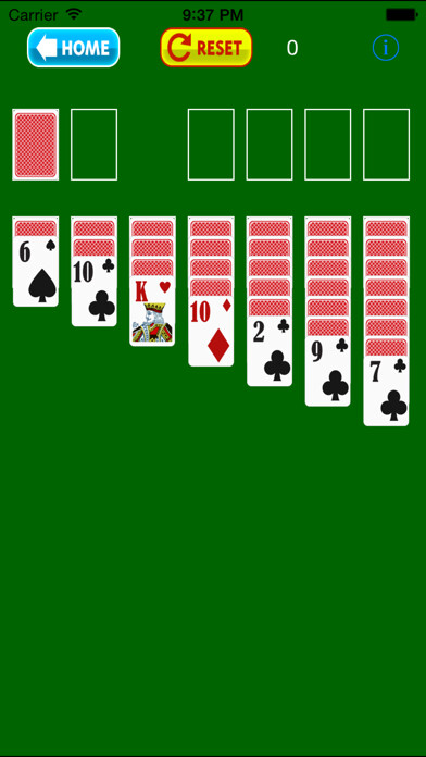 Emulate iPhone app Pocket Solitaire. Best Solitaire Game. using MyAndroid