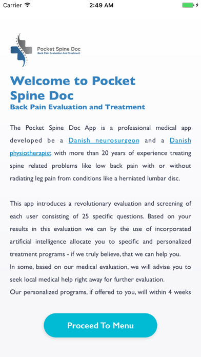 Emulate iPhone app Pocket Spine Doc using MyAndroid Emulate iPhone app Pocket Spine Doc using MyAndroid