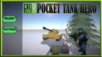 Emulate iPhone app Pocket Tank Hero Lite : Bomb army in this battle using MyAndroid