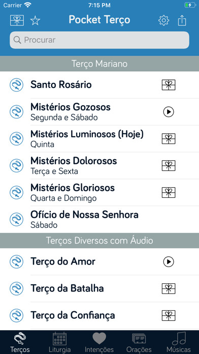 Emulate iPhone app Pocket Terço - Católico using MyAndroid Emulate iPhone app Pocket Terço - Católico using MyAndroid