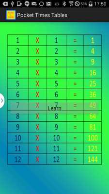 Emulate Android APK Pocket Times Tables 2.0 Emulate Android APK Pocket Times Tables 2.0