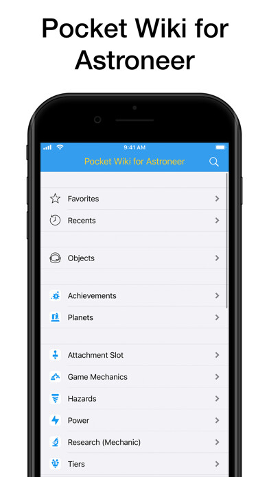 Emulate iPhone app Pocket Wiki for Astroneer using MyAndroid Emulate iPhone app Pocket Wiki for Astroneer using MyAndroid