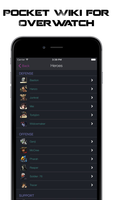 Emulate iPhone app Pocket Wiki for Overwatch using MyAndroid Emulate iPhone app Pocket Wiki for Overwatch using MyAndroid