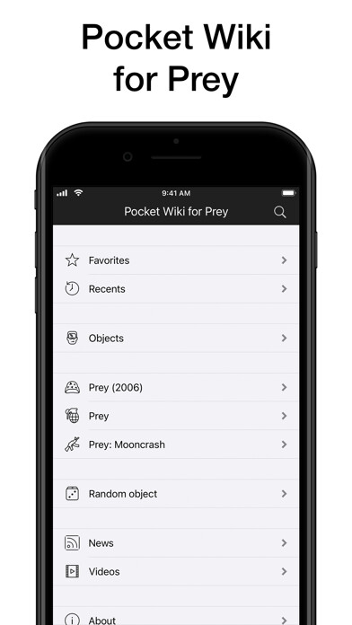 Emulate iPhone app Pocket Wiki for Prey using MyAndroid Emulate iPhone app Pocket Wiki for Prey using MyAndroid