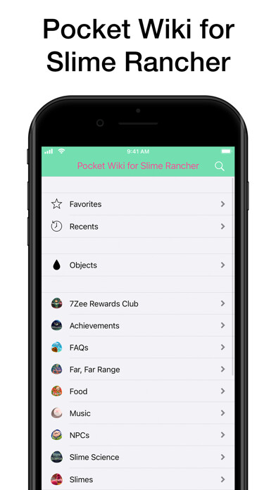 Emulate iPhone app Pocket Wiki for Slime Rancher using MyAndroid