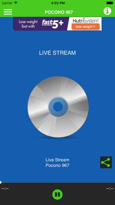 Emulate iPhone app Pocono 96.7 using MyAndroid Emulate iPhone app Pocono 96.7 using MyAndroid