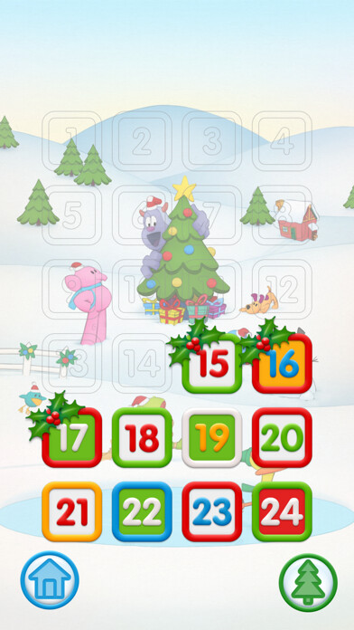 Emulate iPhone app Pocoyo Advent Calendar using MyAndroid Emulate iPhone app Pocoyo Advent Calendar using MyAndroid