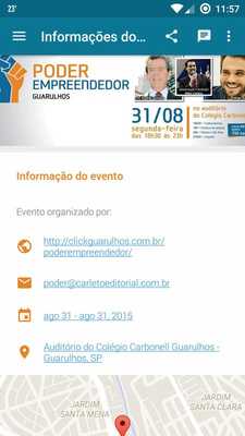 Emulate Android APK Poder Empreendedor - Guarulhos