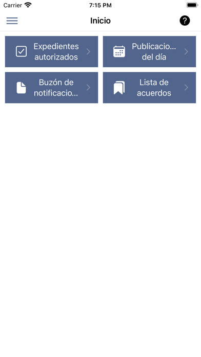 Emulate iPhone app Poder Judicial Qro. using MyAndroid