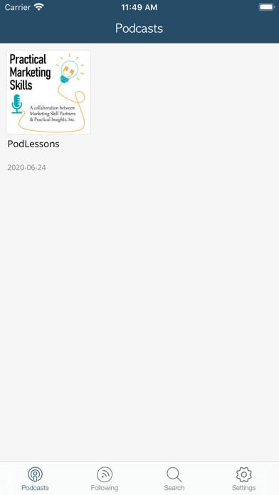 Emulate iPhone app PodLessons using MyAndroid