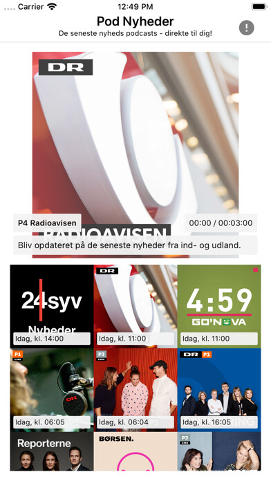 Emulate iPhone app Pod Nyheder using MyAndroid Emulate iPhone app Pod Nyheder using MyAndroid