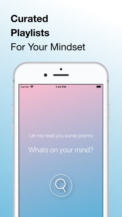 Emulate iPhone app Poe - Audio Poems using MyAndroid